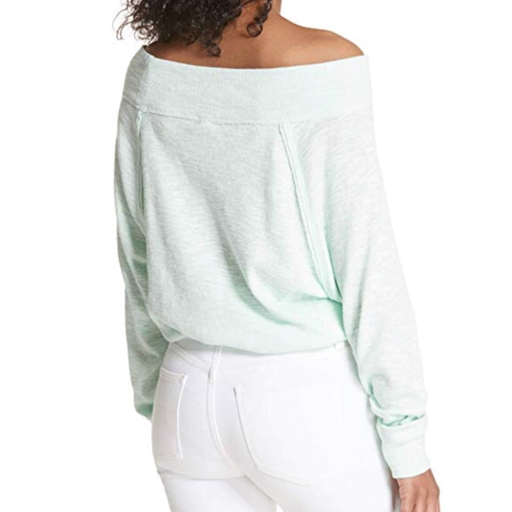 •Free People• NWT• Palisades Top• Seafog• Sm• Med - Picture 2 of 4